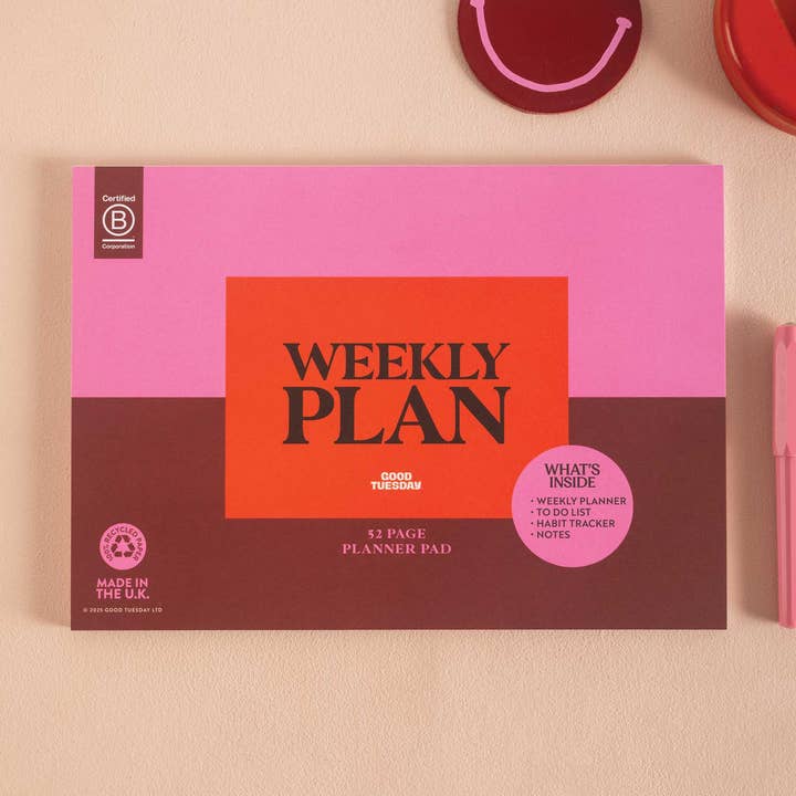 Bloc semanal A4 | Bloque audaz para venta al por mayor de Good Tuesday