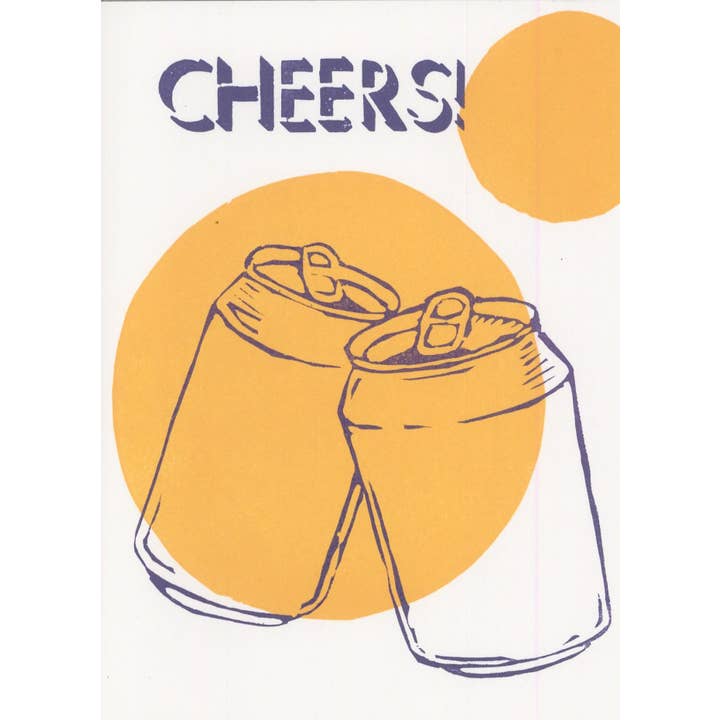 Cheers Card for wholesale by Hatch Show Print
