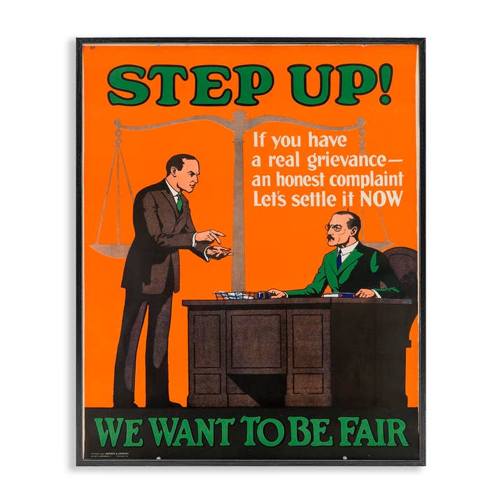 Antique Lawyer Poster - Framed Wall Art for wholesale by Stupell Industries