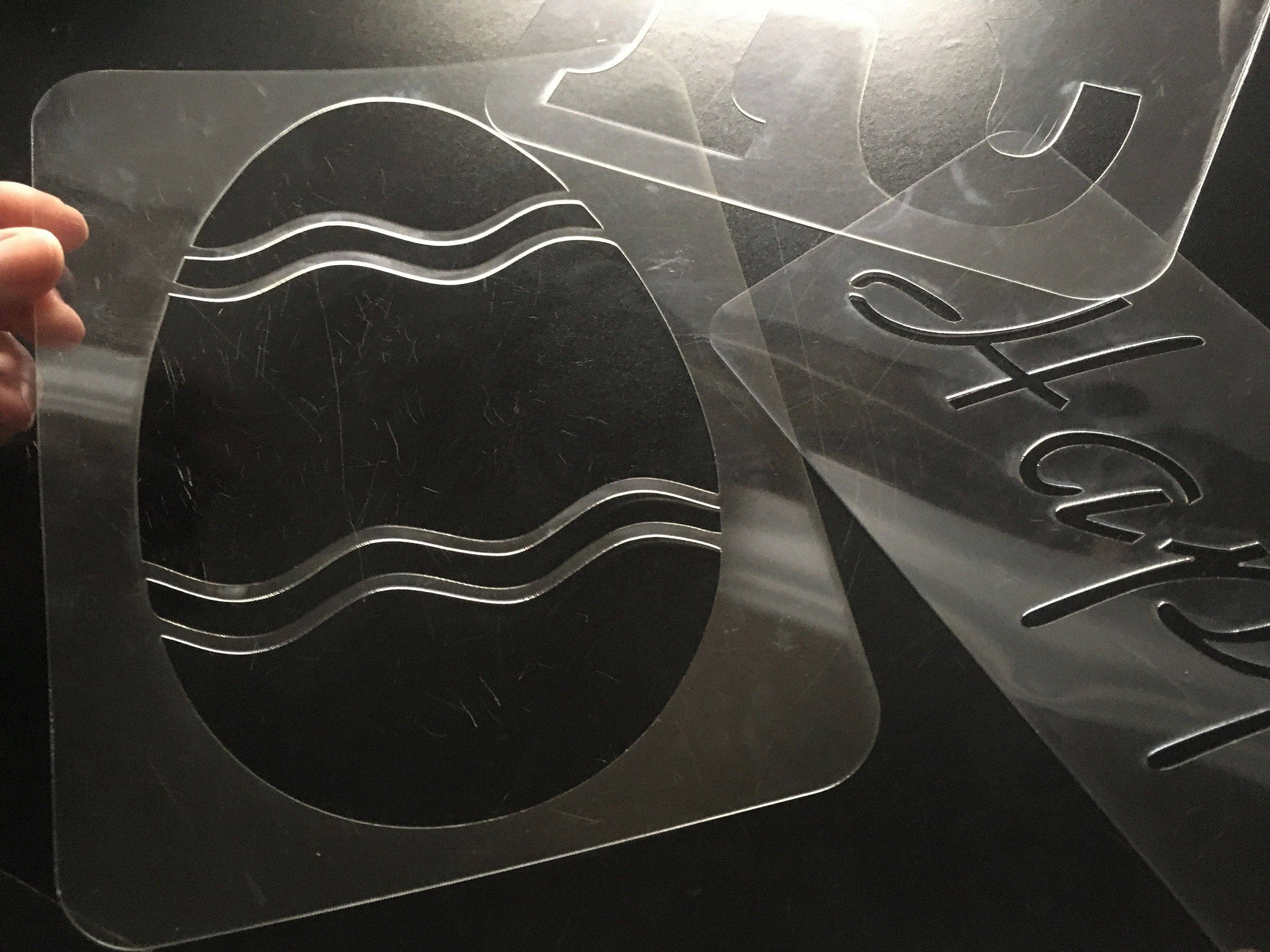 Barn Star Painting - Wholesale Stencil/Craft Die - Happy Easter Porch Stencil For Wood Sign - Reuseable Stencil - Vertical - 10" x 50"5