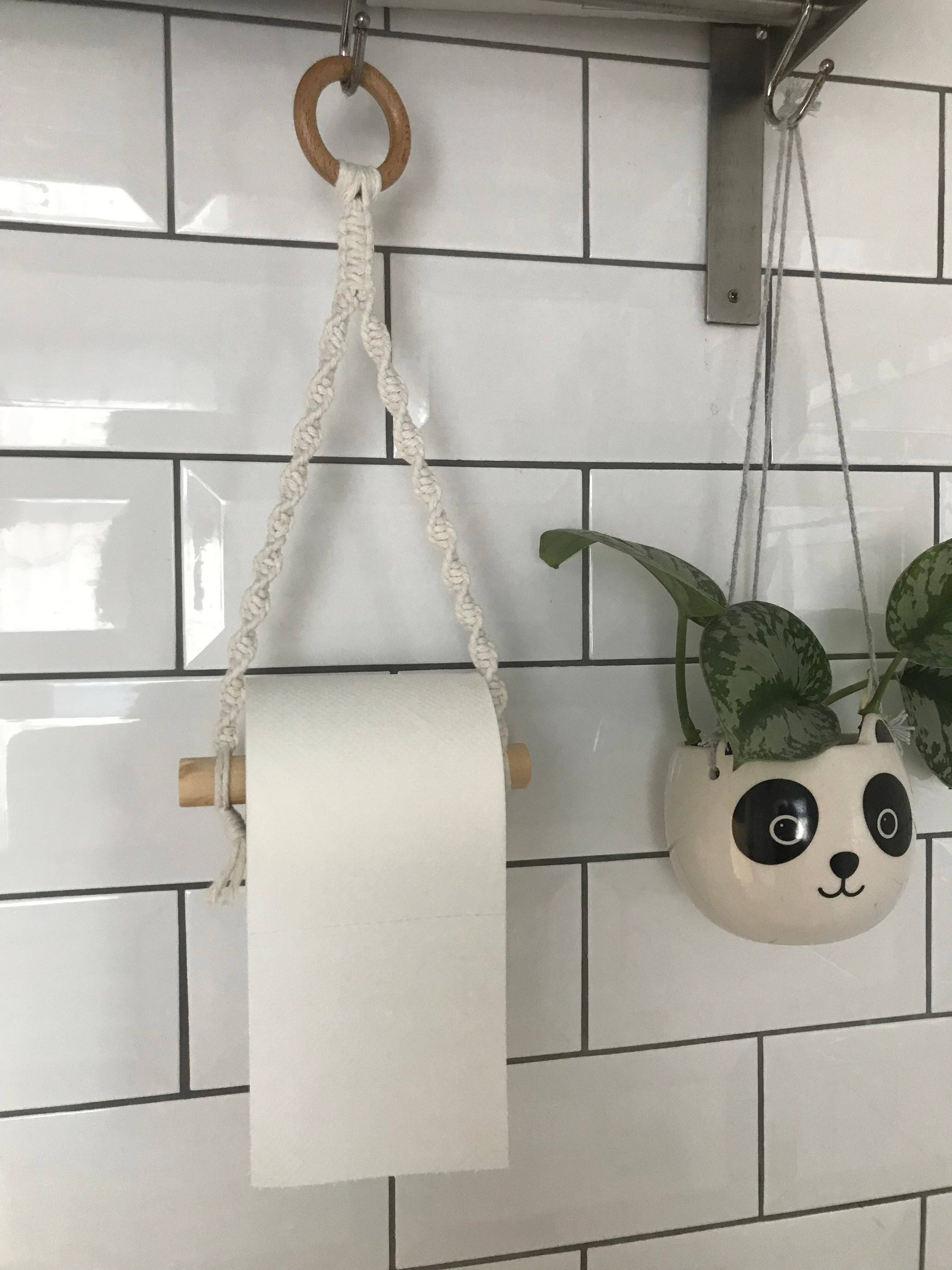 Macra-Made With Love - Wholesale Toilet Paper Holder - Hanging Macramé Toilet Paper Holder1