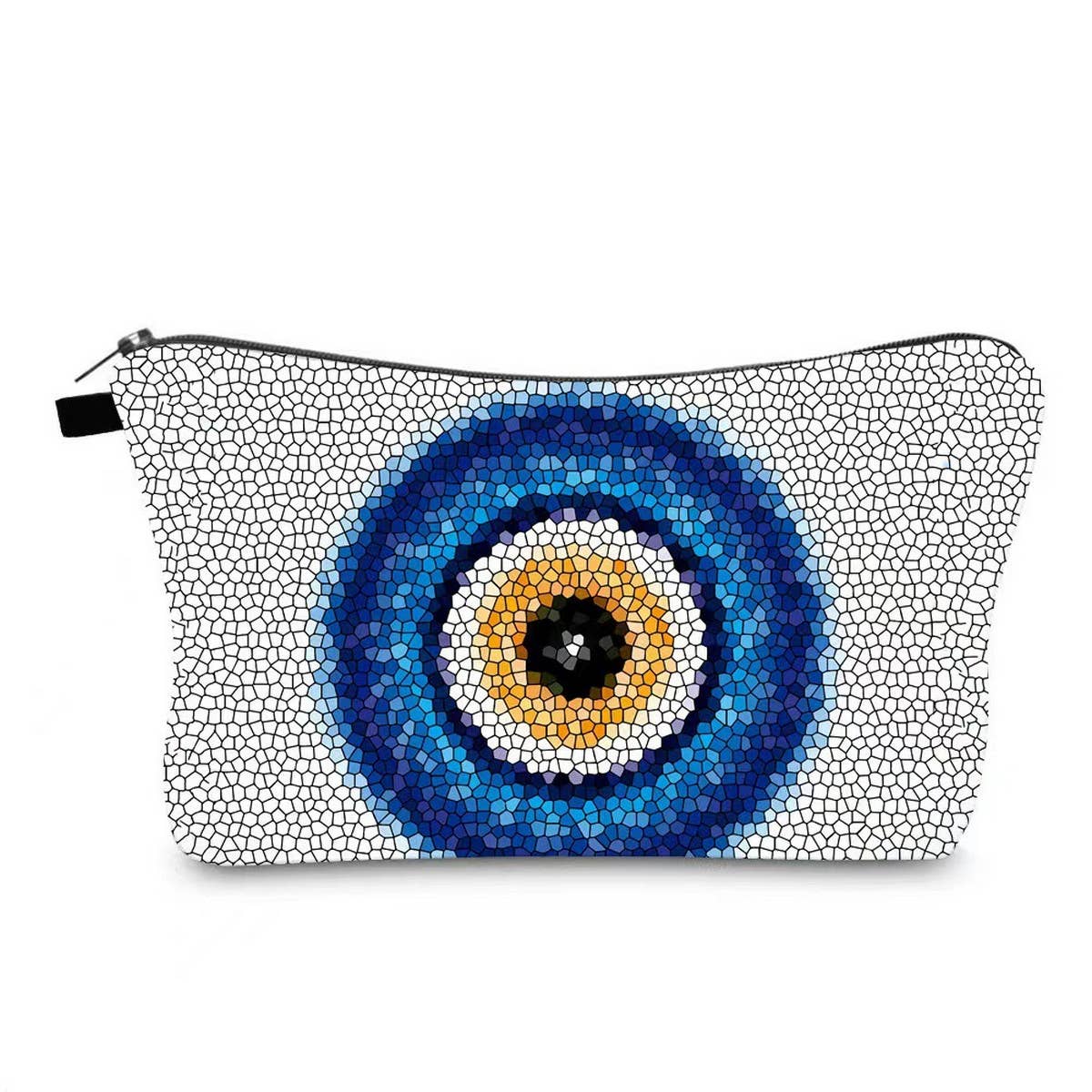 ACCITY - Wholesale Makeup/Cosmetic Bag - TRAVEL DEVIL'S EYE PRINT COSMETIC BAG_CWAB22527