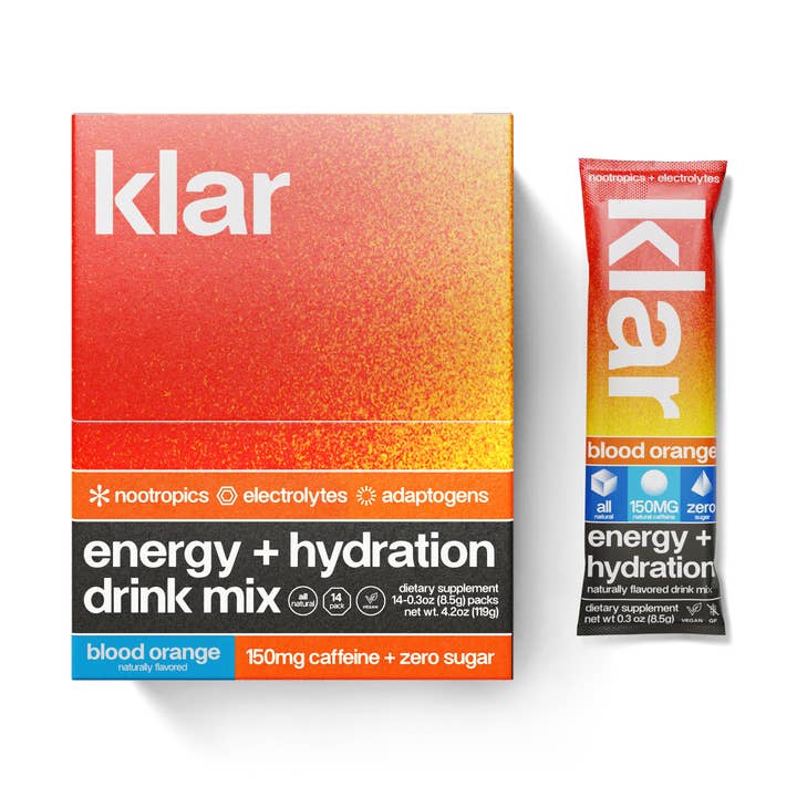 Energy + Hydration Drink Mix for wholesale by Klar Labs