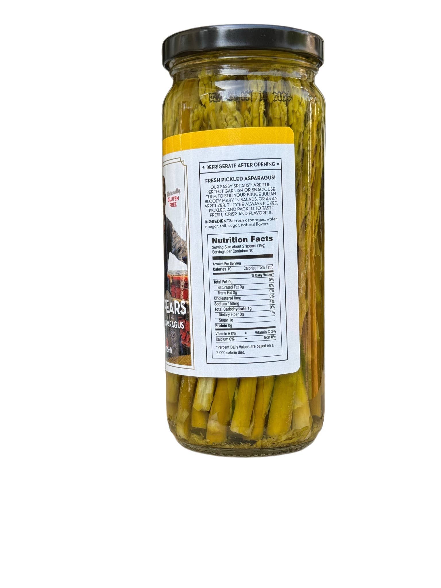 Bruce Julian Heritage Foods - Wholesale Pickled Vegetables - Sassy Spears™ - 16 oz jar2