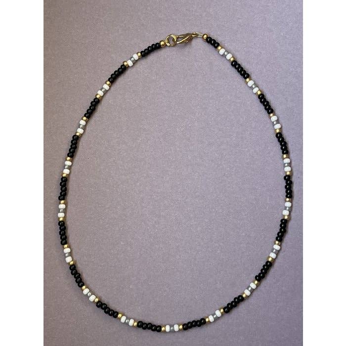 Short necklace Black for wholesale by BillieLillie Sieraden