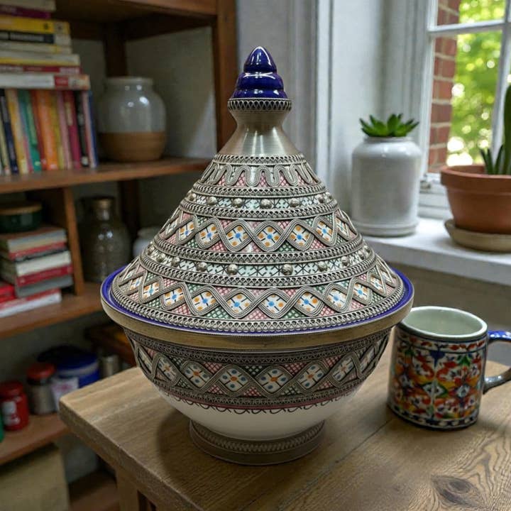 Luxus Marokkanische Tajine – Premium Küchendekor – Handgefertigt für den Großhandel von Berbereino LLC