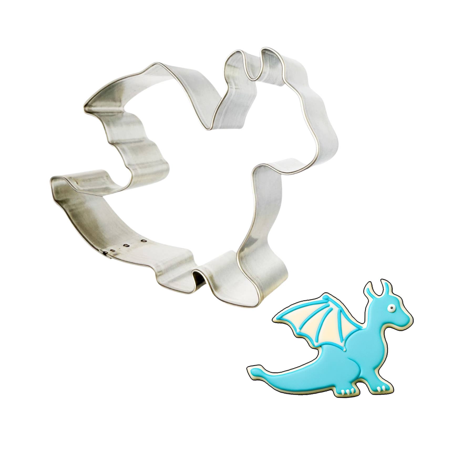 CookieCutter.com - Vendita all'ingrosso Stampi per biscotti - Tagliabiscotti a forma di drago 4,5 pollici B1116