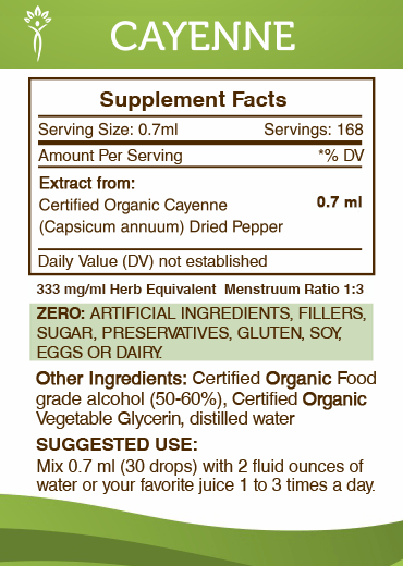 Secrets Of The Tribe - Venta al por mayor Tinturas - Tintura de cayena7