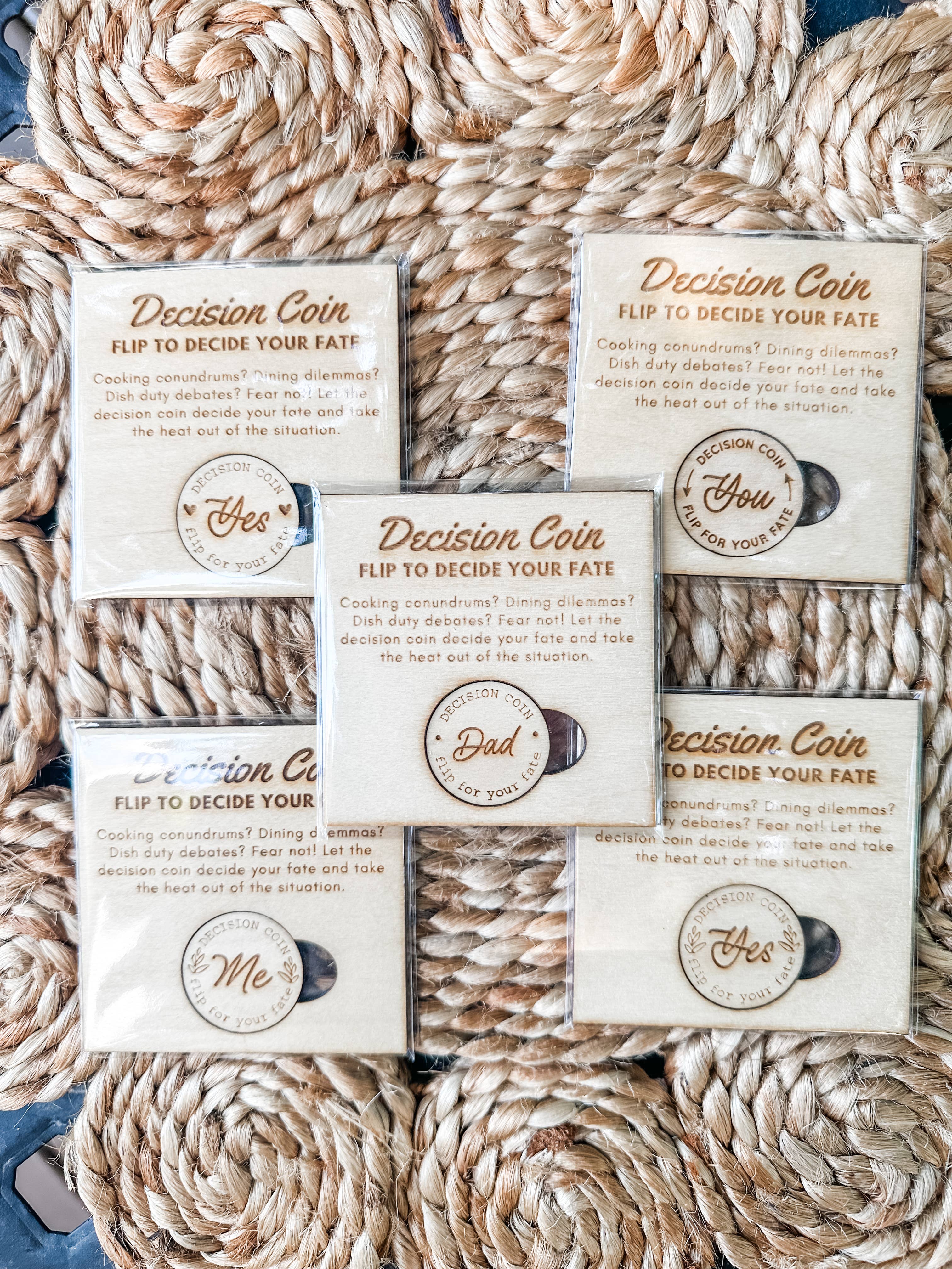 Hazel + Bloom Co - Wholesale Keepsake Coin/Token - Decision Coin0