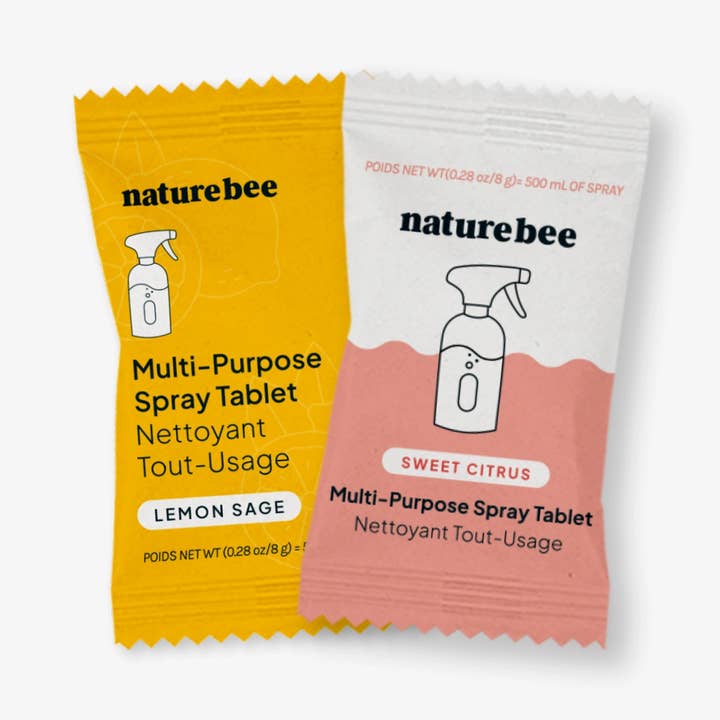 Recharges concentrées pour spray multi-usages pour la vente par NATURE BEE