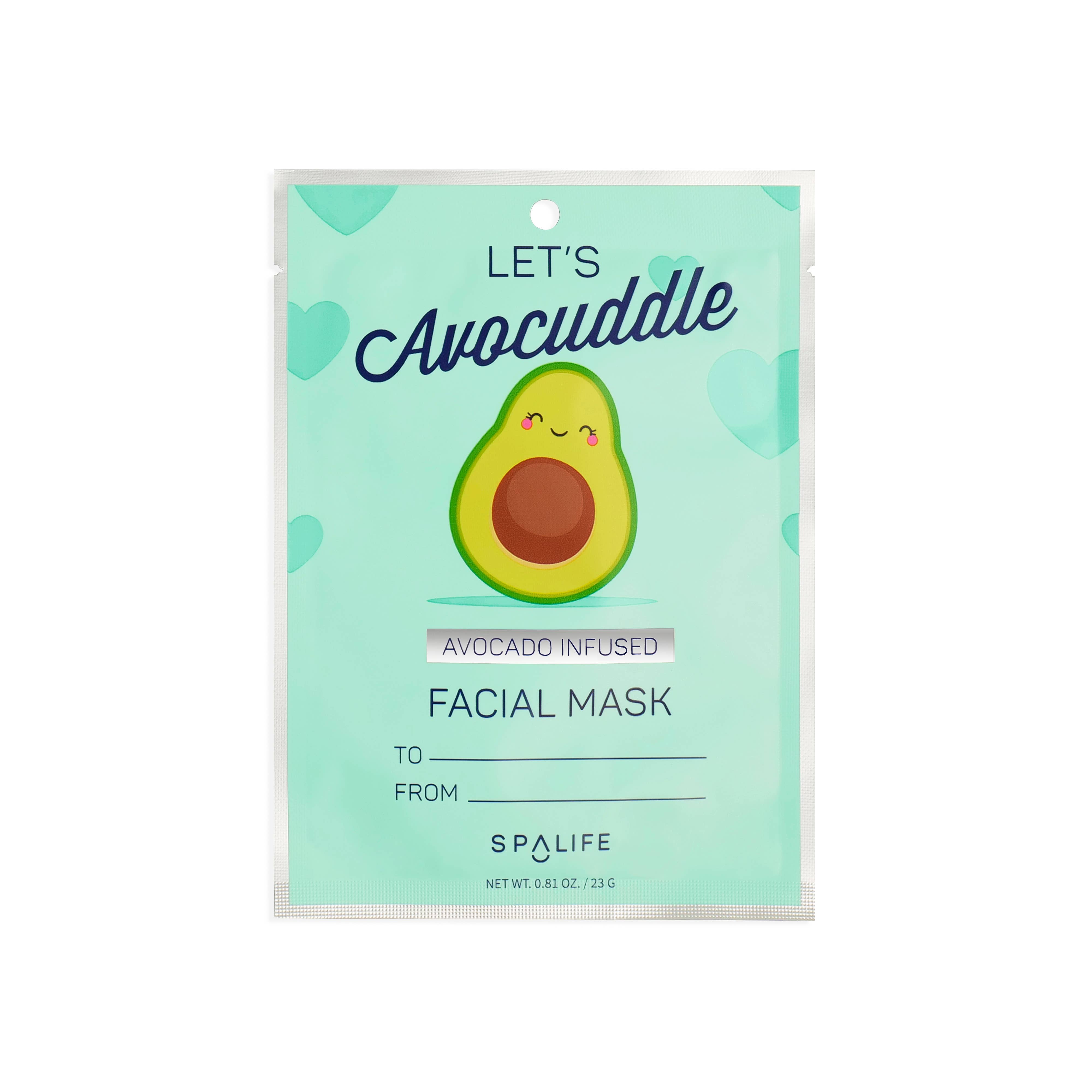 My Spa Life - Wholesale Skincare Face Mask - Let's Avocuddle valentines' Day Moisturizing Sheet Mask