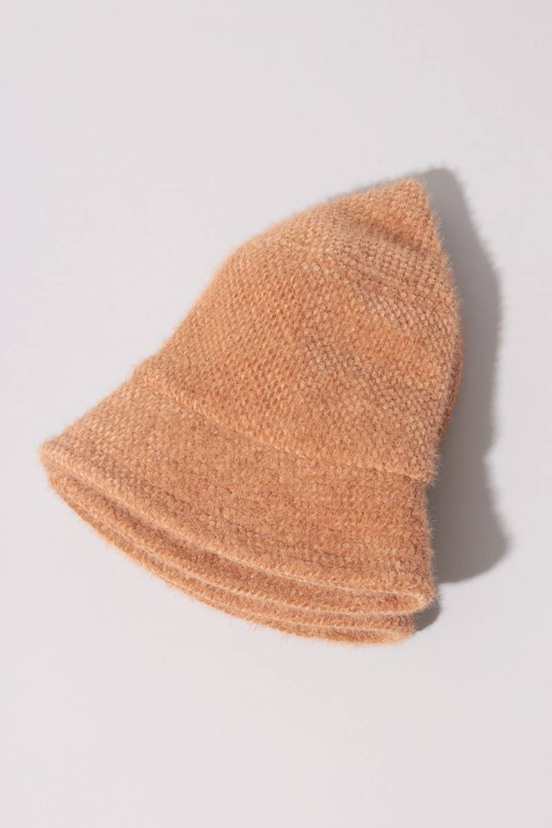 Fashion City – wholesale Bucket hat – Women's – Super Soft Feather Yarn Bucket Hat8