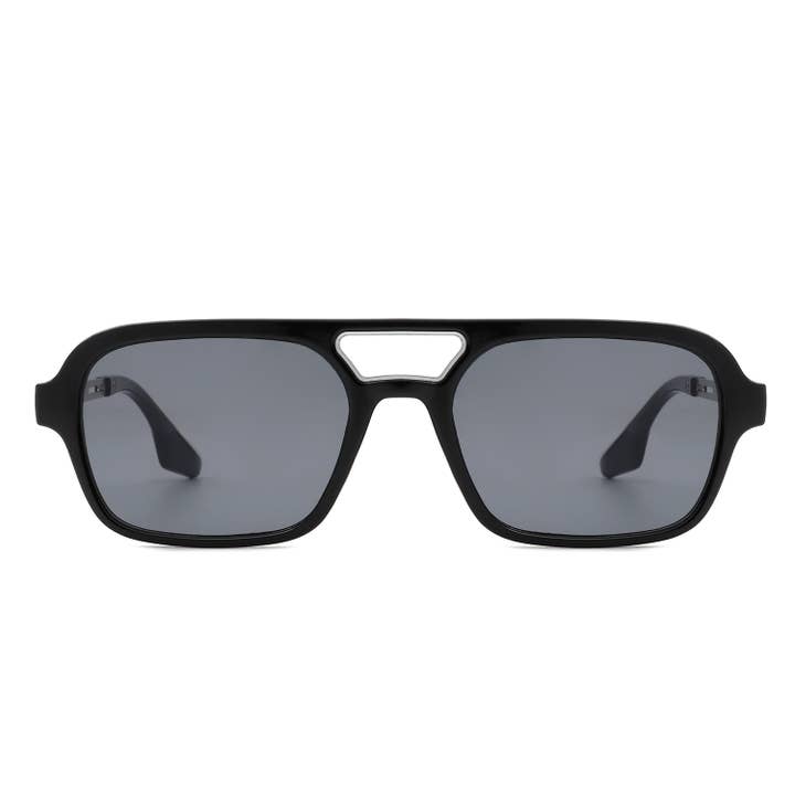 Cramilo Eyewear - Vente Lunettes de soleil – femme - Lunettes de soleil carrées style aviateur style aviateur rétro4