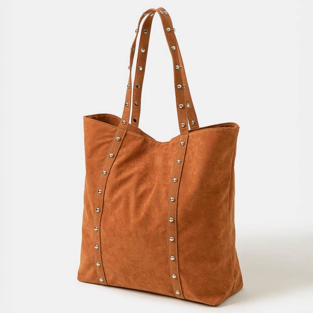 Collections by Fame Accessories - Vendita all'ingrosso Borsa tote - Donna - Borsa tote con tracolla borchiata2