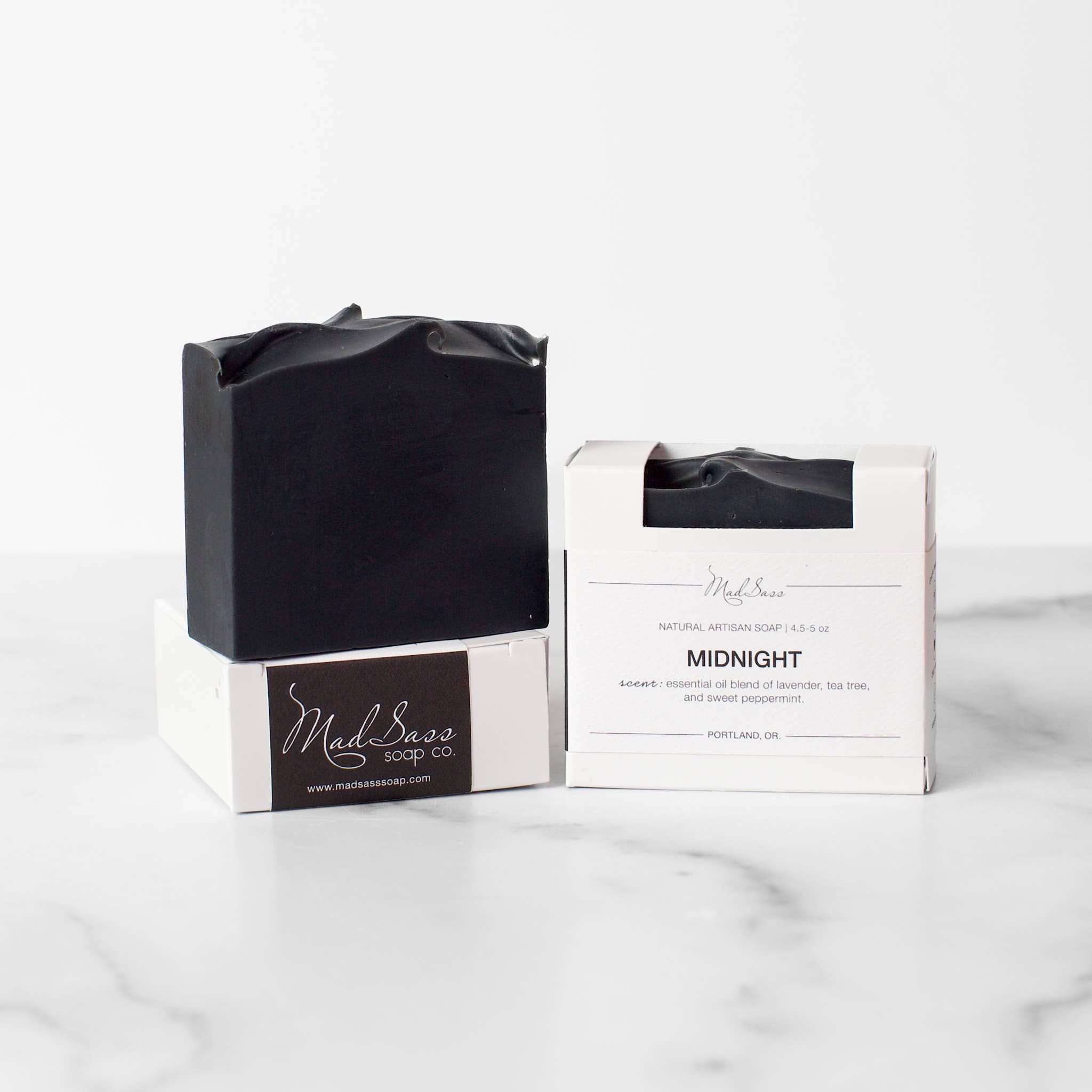 Mad Sass Soap Co - Wholesale Bar Soap - Midnight - Artisan Facial Bar