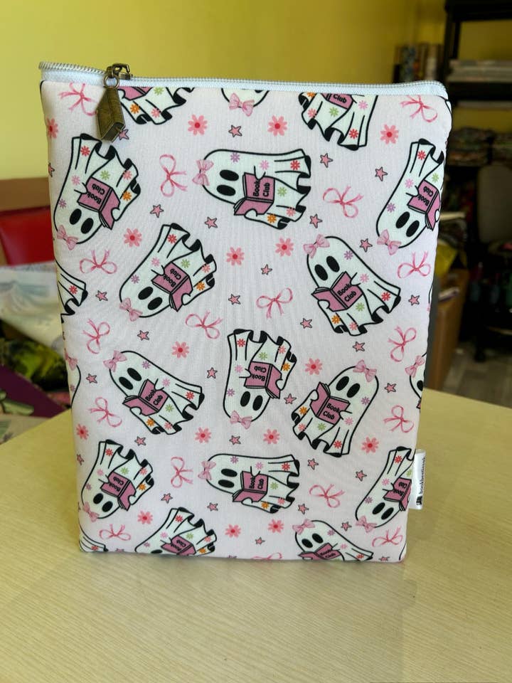 Book ghost book sleeve book protector for wholesale by Bookbestiesuk