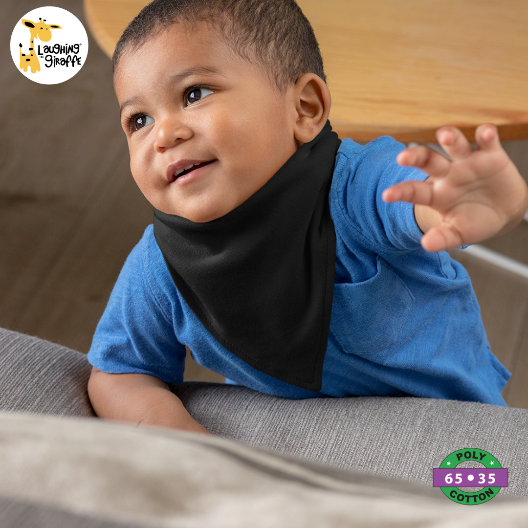 Laughing Giraffe - Vente Bavoirs bandana - Bavoirs bandana 2 couches avec pression - Laughing Giraffe2