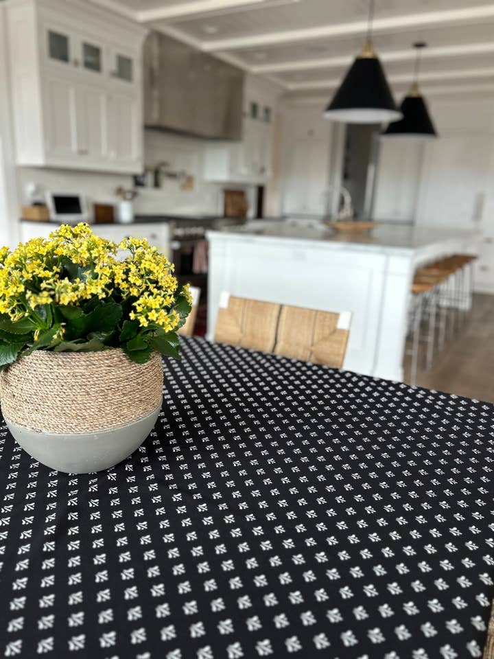 Everyday Quinn Blockprint - Black for wholesale by Table 06