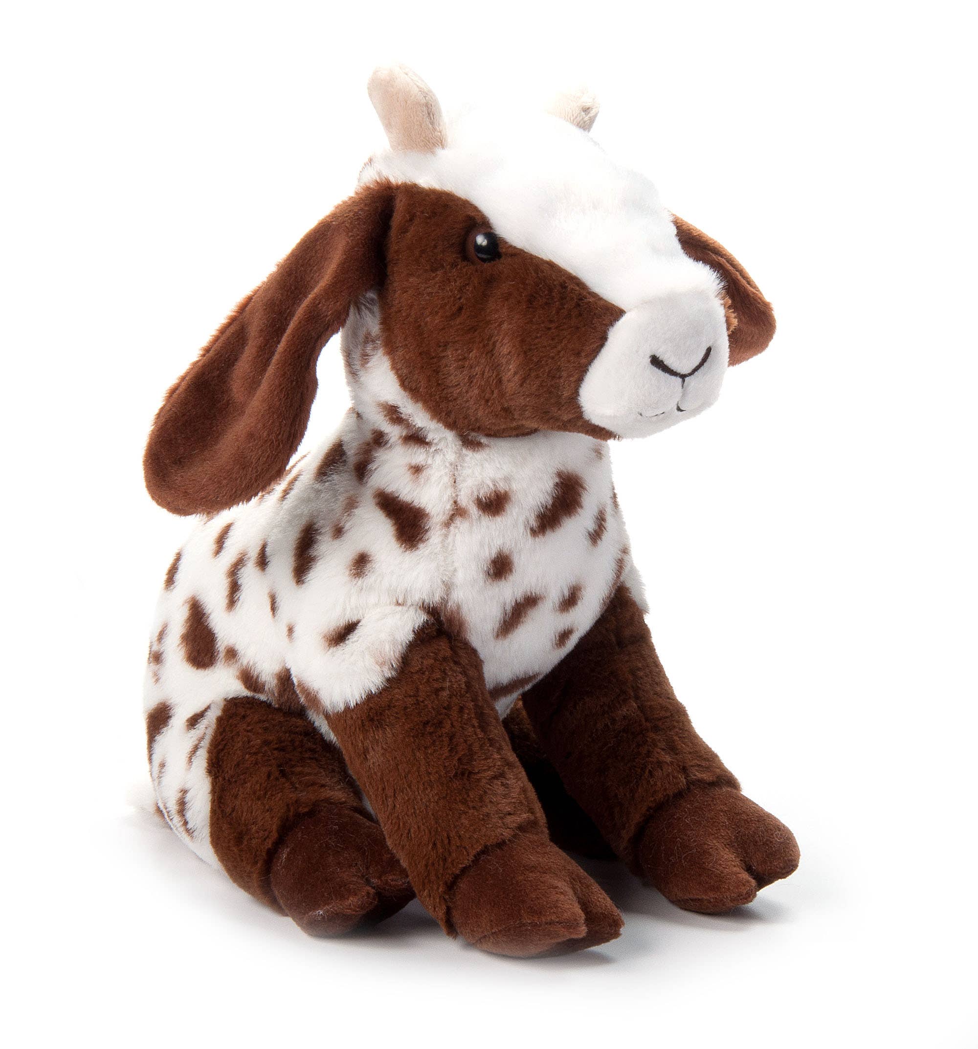 The Petting Zoo - Wholesale Stuffed/Plush Toy - Kids & Baby - Wild Onez Brown Spotted Goat medium 12"0