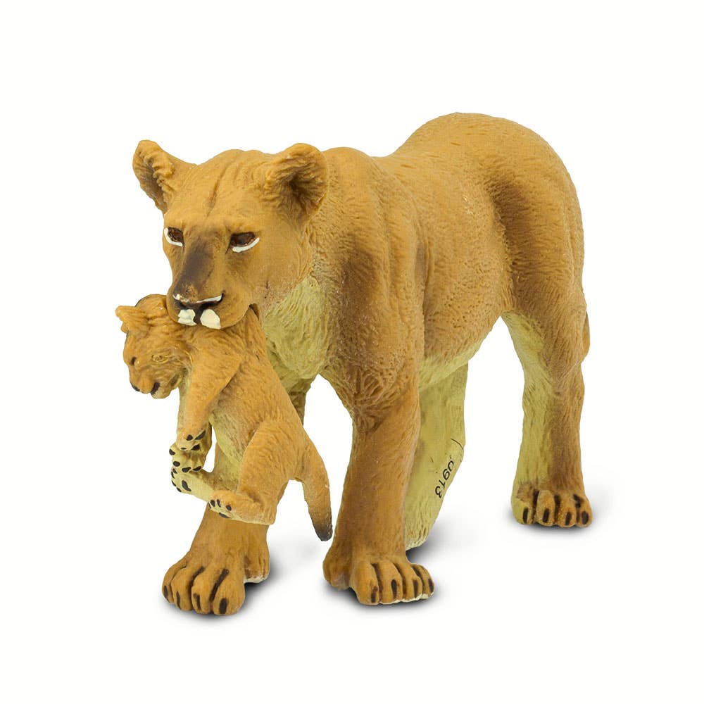 Safari Ltd. - Wholesale Figurine Toy - Kids - Lioness with Cub Figurine Toy3