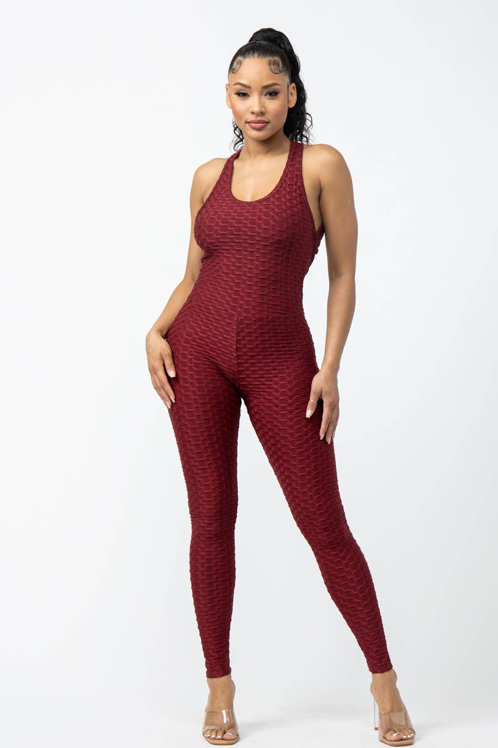 Julia by LoveJ – wholesale Jumpsuit - Dam – Ärmlös Cross tillbaka jumpsuit12