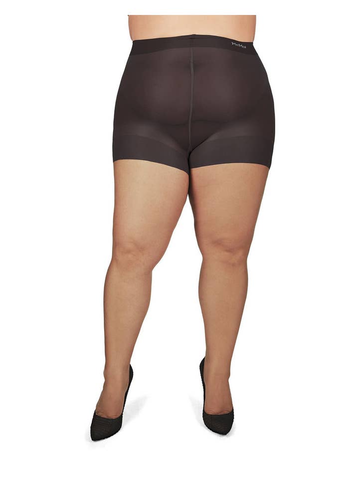 Infinity Classics International Inc. - Wholesale Pantyhose - Women's - MeMoi Plus Size Curvy Ultra Sheer Control Top Pantyhose8