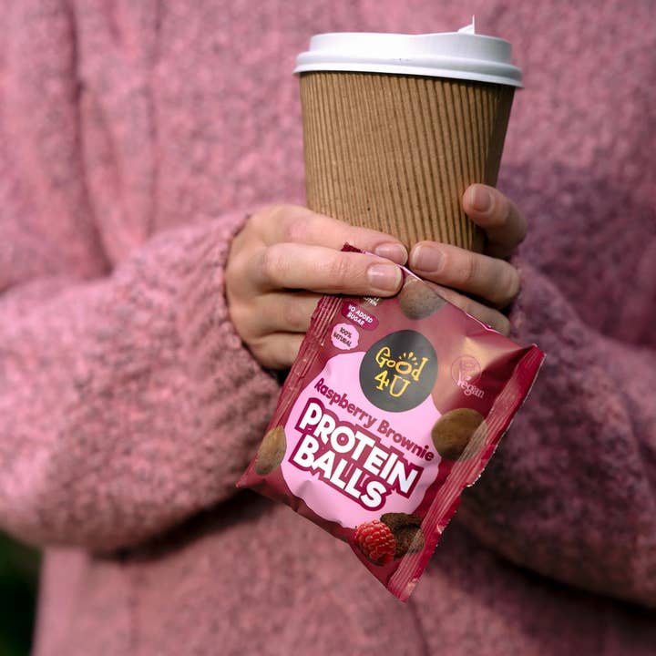 Good4U - Wholesale Fruit Snacks - Raspberry Brownie Protein Balls6