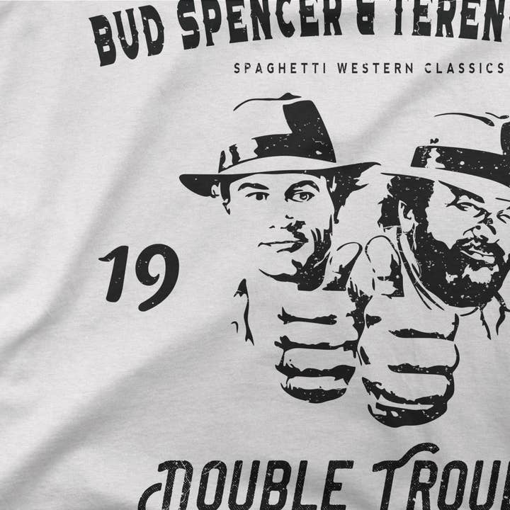 Art-O-Rama Shop - Wholesale Screen Printed T-Shirt - Unisex - Bud Spencer & Terence Hill Double Trouble T-Shirt1