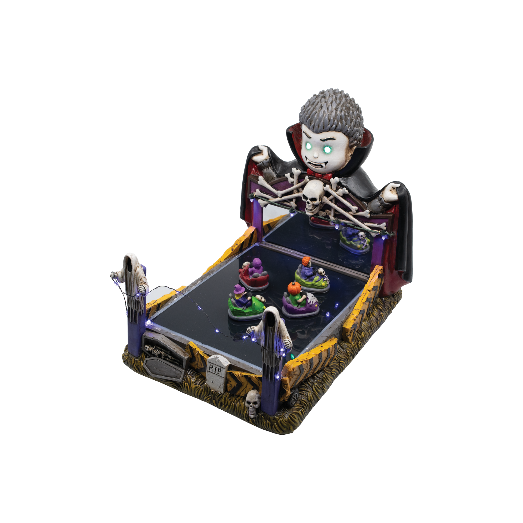 Forever Gifts Inc. - Wholesale Decorative Tabletop Object - Bite & Bumper Cars Halloween Village3