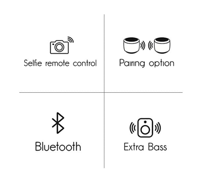 FashionIt – Colunas por atacado – U Altifalante Bluetooth Portátil Boost Preto1