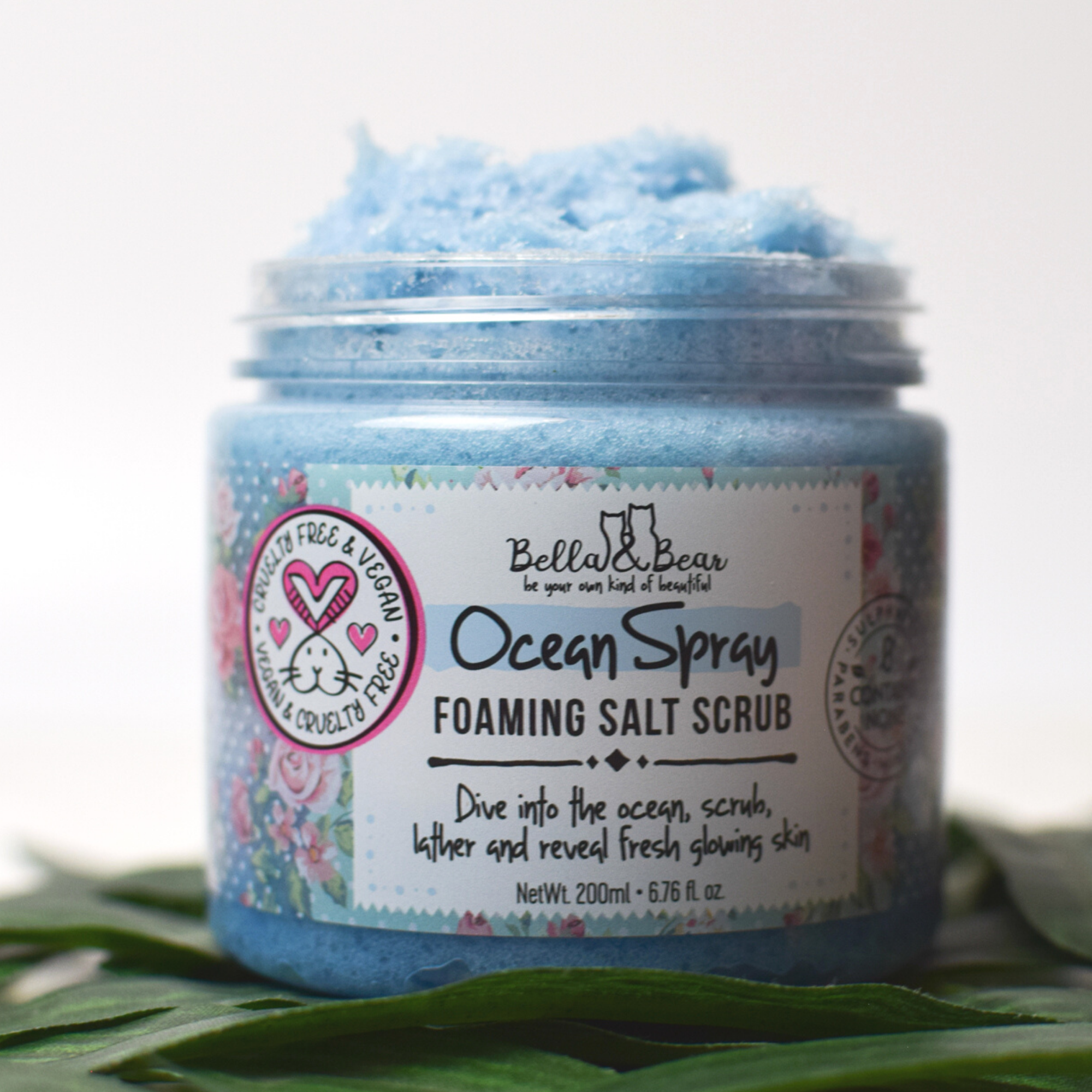 Bella & Bear - Wholesale Body Scrub/Exfoliant - Ocean Spray Salt Body Scrub | Exfoliator | 6.7oz3