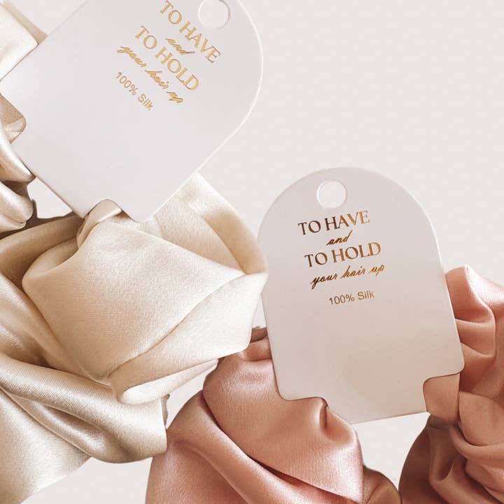 Kitten Claws Clips – wholesale Scrunchie - Dam – Bröllopsgåvor: 100% Mulberrysiden Smala Hårsnoddar2