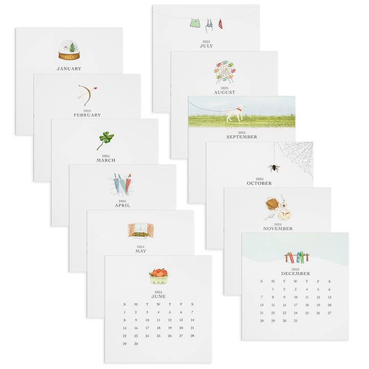 Karen Adams Designs - Wholesale Calendar - 2025 Tailored Calendar