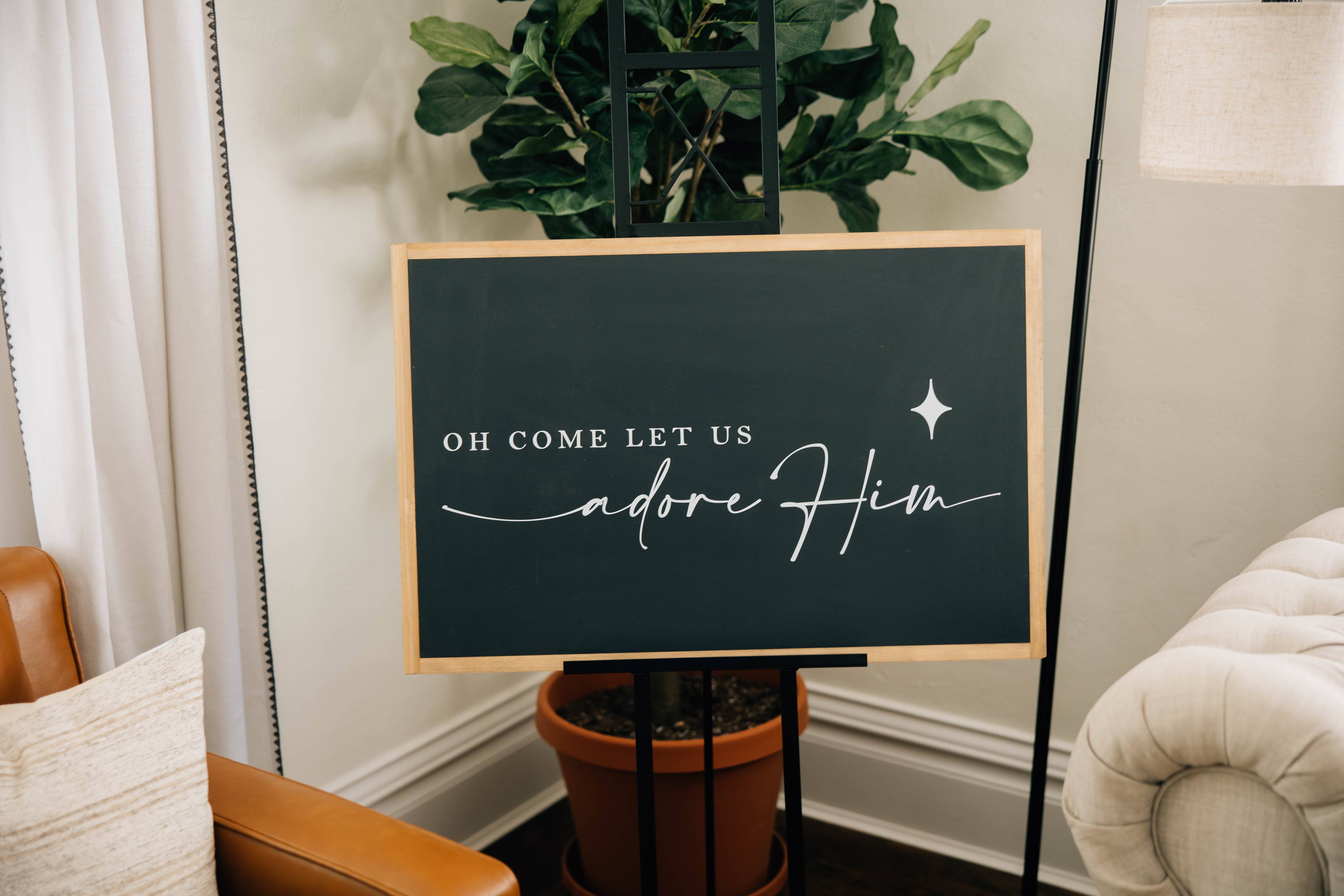 Joyfully Said - Wholesale Christmas Wall Art - Let Us Adore Him2