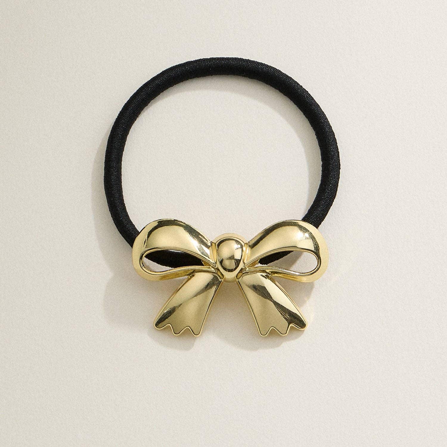 Lilla Haven - Wholesale Hair Tie - Metallic Bow Hair Tie
