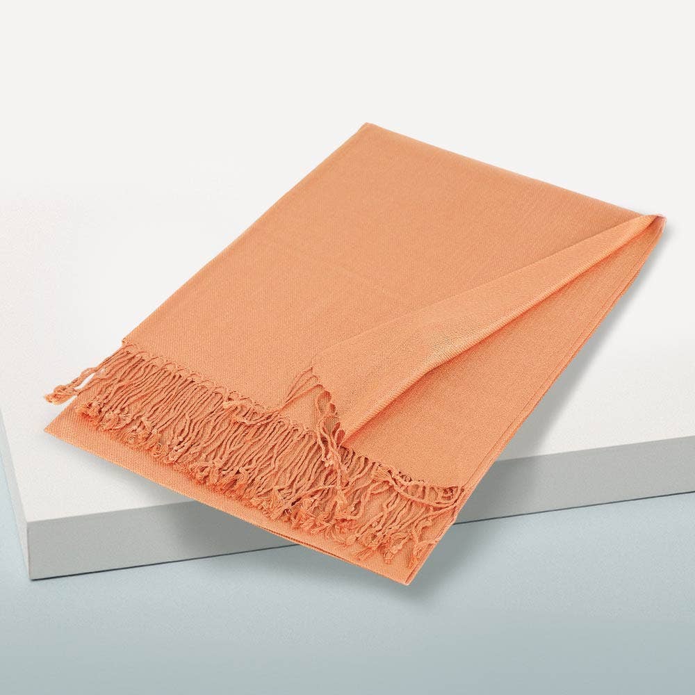 Sensibling Corp. - Vente Écharpe – femme - Écharpe châle unie en pashmina13
