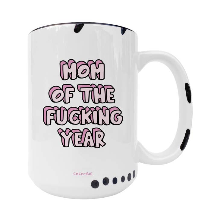 Mom Of The Year Mug - Swear Words, Sweary Mug, Mother's Day for wholesale by coco+bie designs