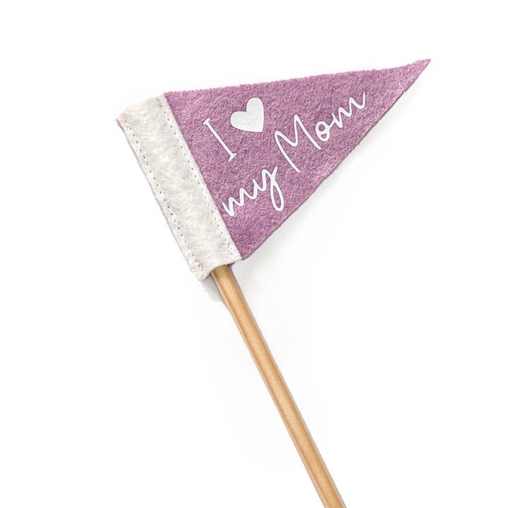 Pennant For Your Thoughts - Wholesale Flag - Mother's Day Tiny Flag Pennant | Wool Blend, Handmade in USA11