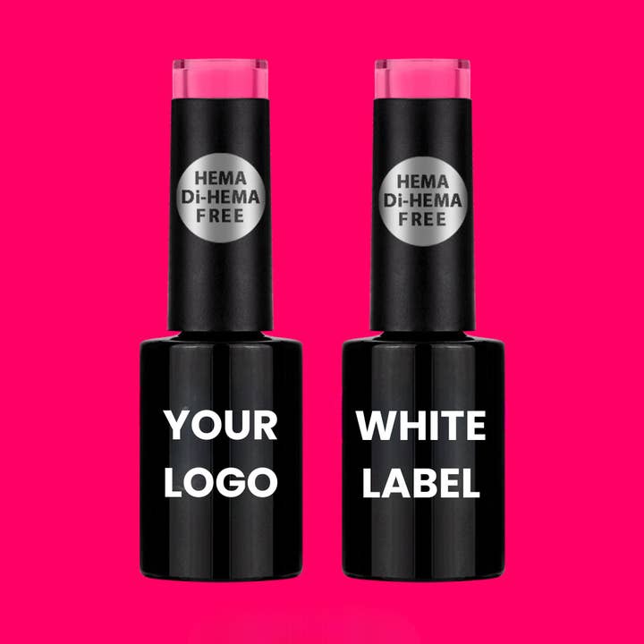 White Label hema-vrije gellak P025 voor wholesale door UNIQNAILS