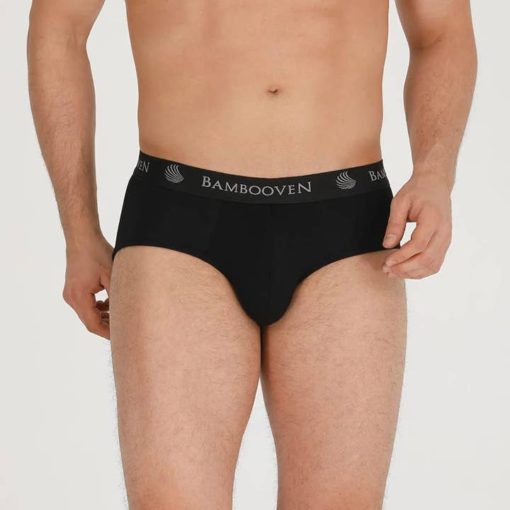 Bambooven - Wholesale Underwear - Men's - Bambooven Breathable Briefs with Pouch – Sweat-Wicking Underwear, Men’s Underwear, Anti-Chafing, Built-in Pouch Support (4 Pack)