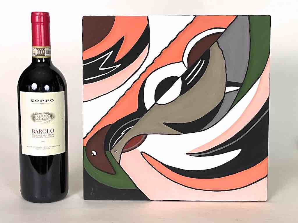 The Niger Bend - Wholesale Painting/Drawing - Imigongo Royal Tutsi Rwanda Geometric Tableaux | 12 x 12"4