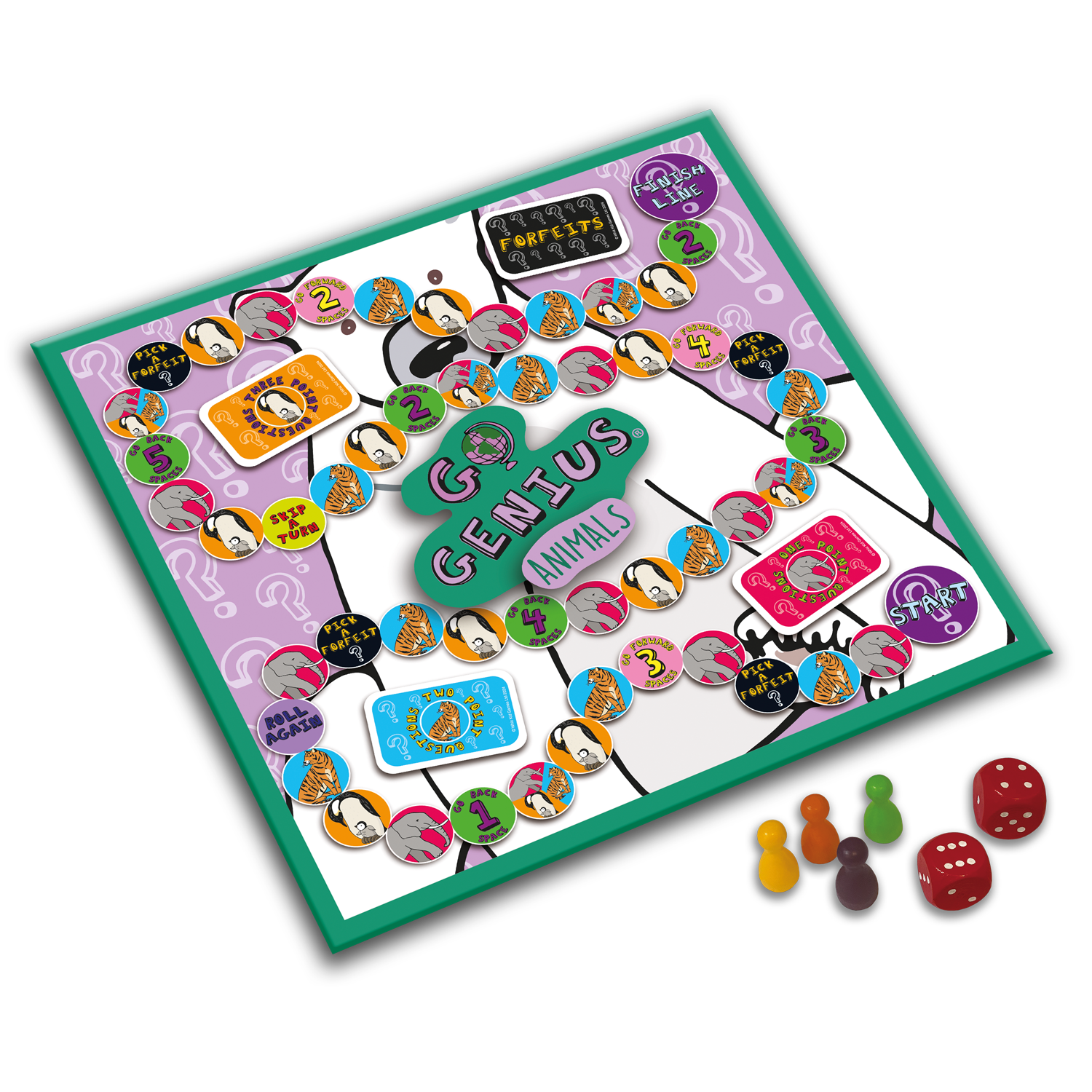 Whiz Kid Games – wholesale Board game – Board game for children Go Genius Animals by Whiz Kid Games2
