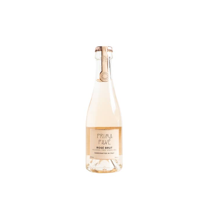 Prima Pavé - Wholesale Non-Alcoholic Spirits/Wine/Beer - Rosé Brut Mini Bottles - 24 pack