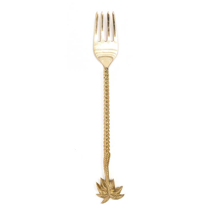 The Palm Tree Fork - Gold for wholesale by Bazar Bizar Living