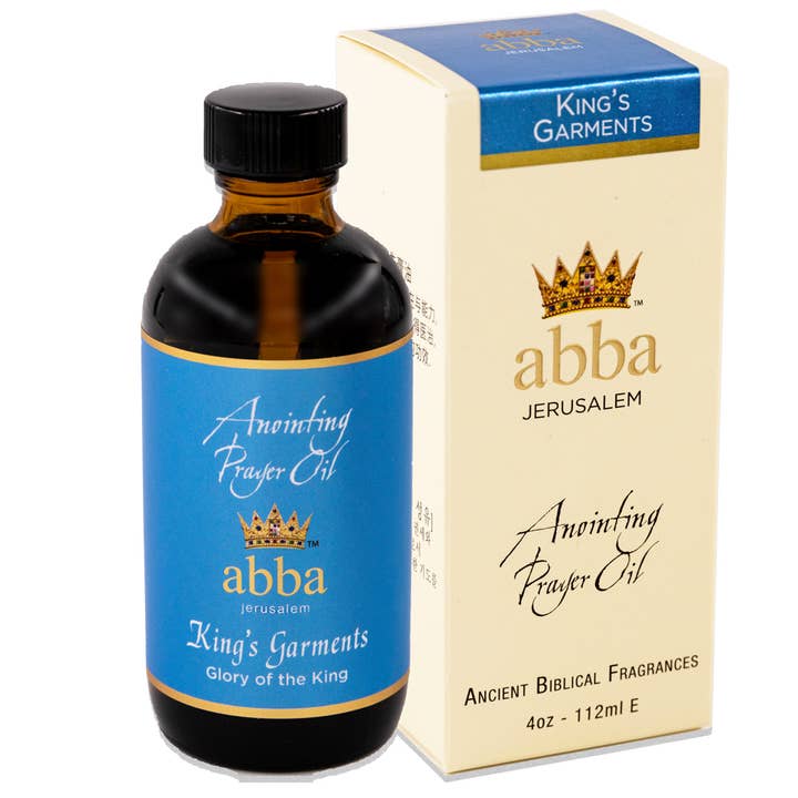 King's Garments Prayer Oil - 4oz for wholesale by Abba Christian Products