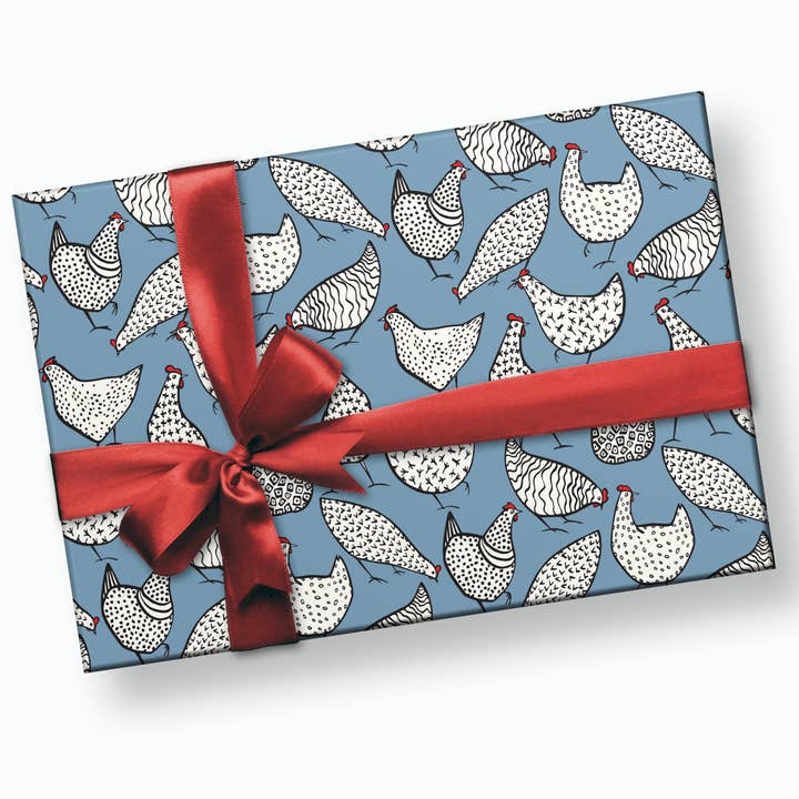 Geschenkpapier für Hühnchen und Hühner für den Großhandel von Stesha Party