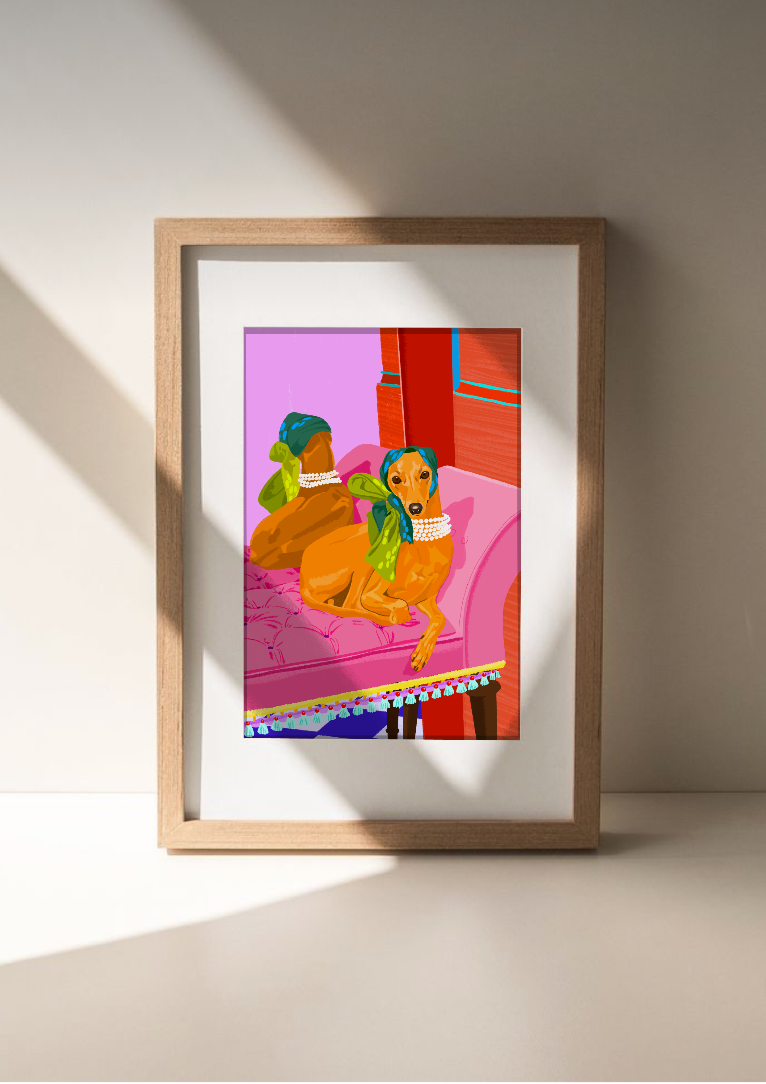 Emily Palmer Illustration - Wholesale Art Print - Illustrated Wall Art Print - The Greyhound1