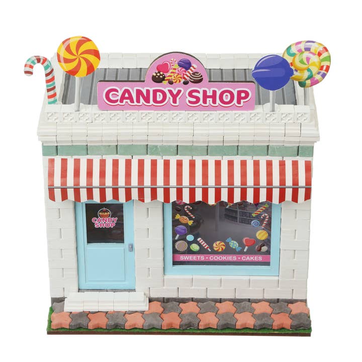 Fainotoys - Wholesale Building Set - Kids - Mini Bricks Construction Set - Candy Shop