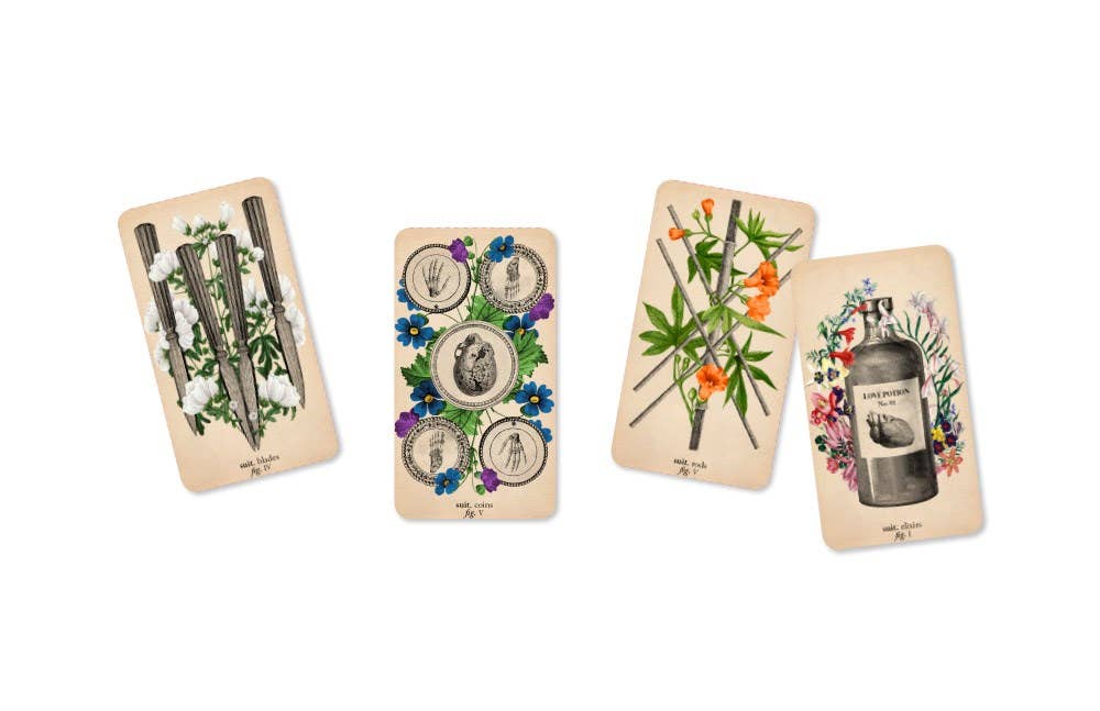 Abrams - Vente Cartes de tarot - Kit de tarot d'anatomie antique5