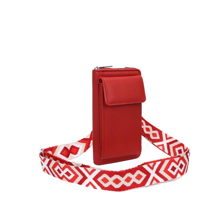 LINETA - Wholesale Shoulder Bag - Women's - Y-95-25 Synthetic Leather Phone Crossbody Bag1